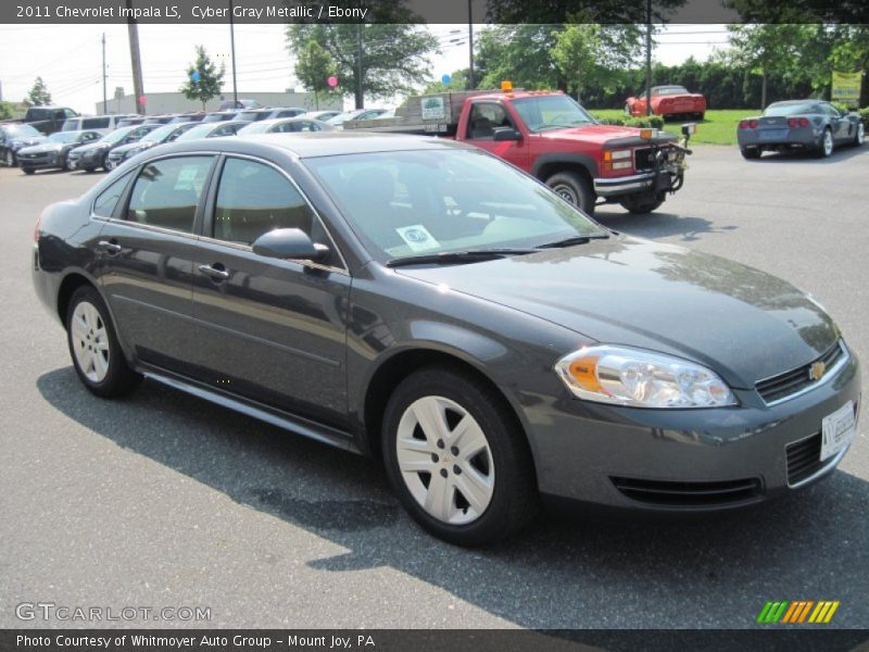 Cyber Gray Metallic / Ebony 2011 Chevrolet Impala LS