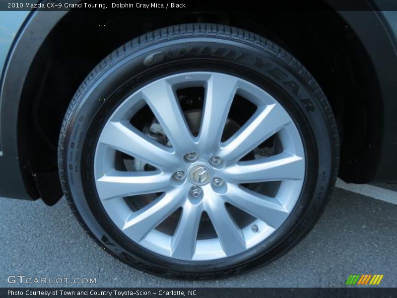 Dolphin Gray Mica / Black 2010 Mazda CX-9 Grand Touring