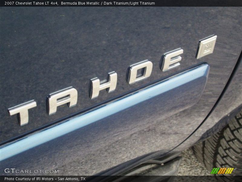 Bermuda Blue Metallic / Dark Titanium/Light Titanium 2007 Chevrolet Tahoe LT 4x4