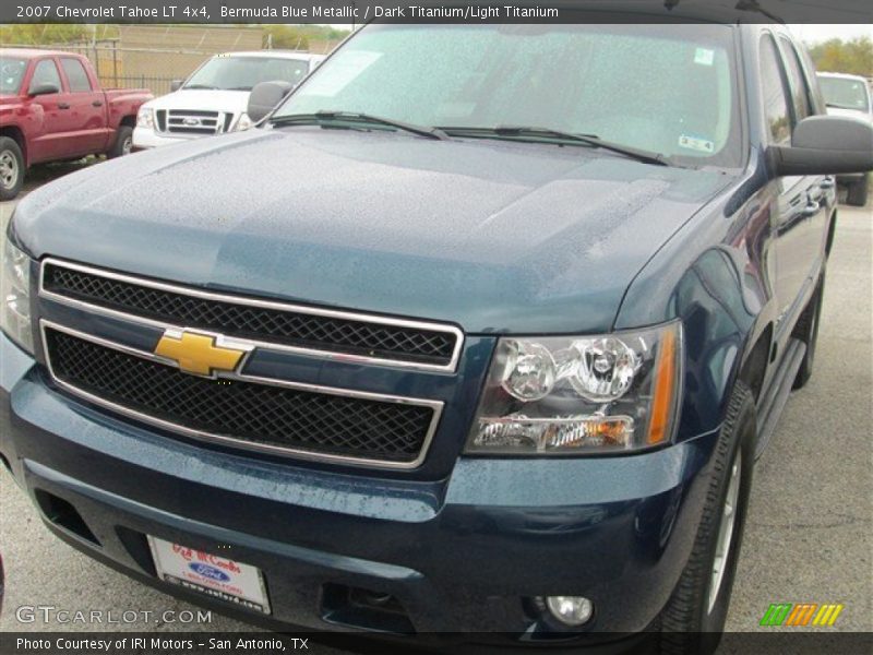 Bermuda Blue Metallic / Dark Titanium/Light Titanium 2007 Chevrolet Tahoe LT 4x4