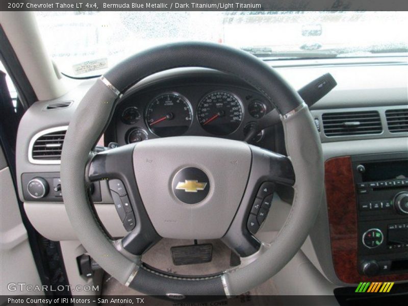 Bermuda Blue Metallic / Dark Titanium/Light Titanium 2007 Chevrolet Tahoe LT 4x4