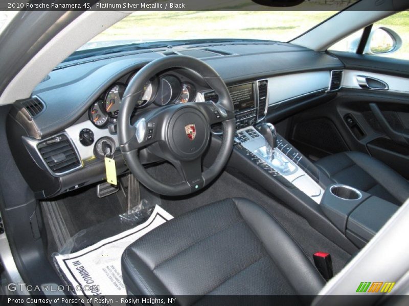 Black Interior - 2010 Panamera 4S 