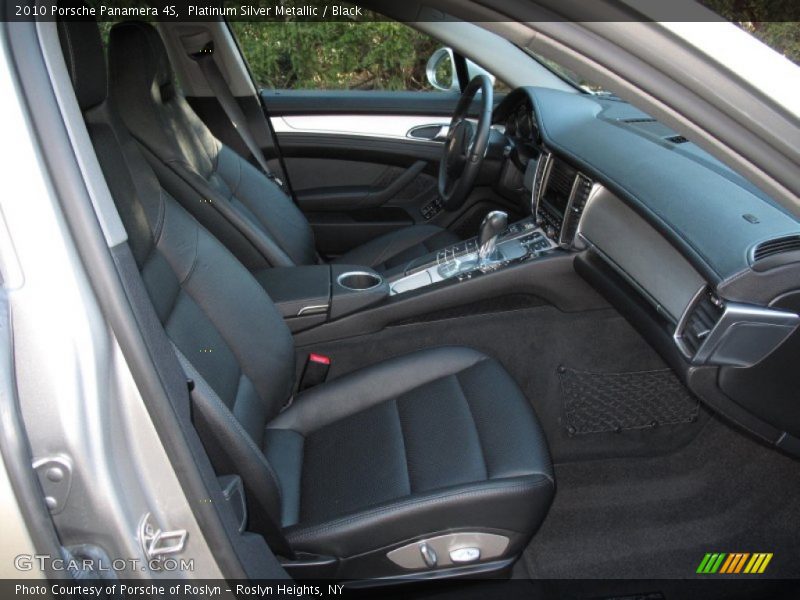 Platinum Silver Metallic / Black 2010 Porsche Panamera 4S