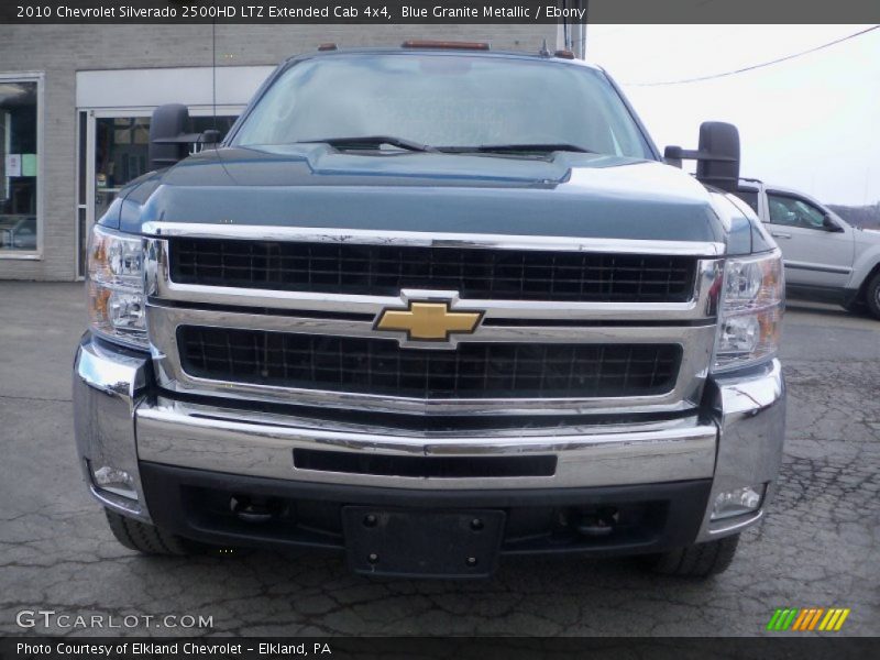 Blue Granite Metallic / Ebony 2010 Chevrolet Silverado 2500HD LTZ Extended Cab 4x4