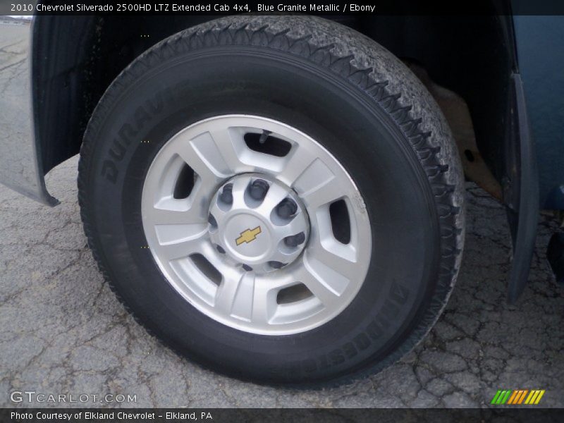 Blue Granite Metallic / Ebony 2010 Chevrolet Silverado 2500HD LTZ Extended Cab 4x4
