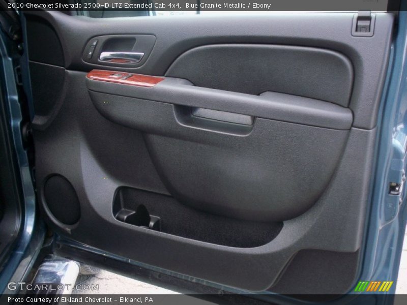 Blue Granite Metallic / Ebony 2010 Chevrolet Silverado 2500HD LTZ Extended Cab 4x4