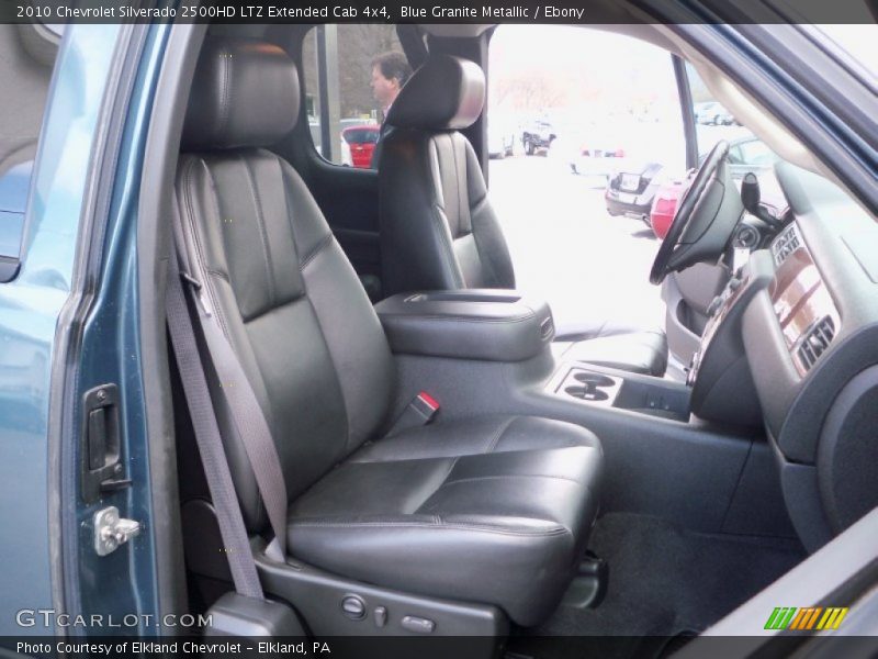 Blue Granite Metallic / Ebony 2010 Chevrolet Silverado 2500HD LTZ Extended Cab 4x4