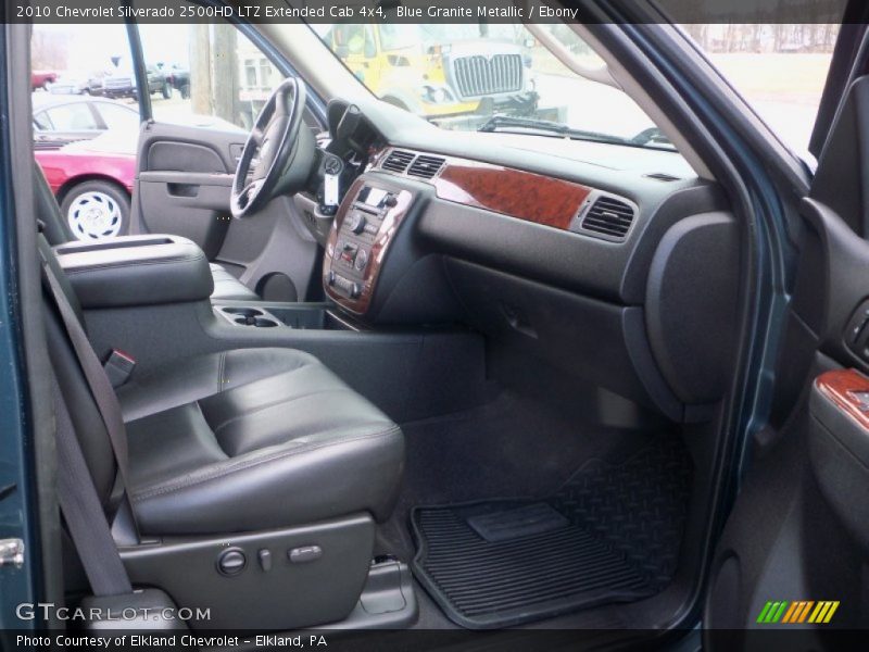 Blue Granite Metallic / Ebony 2010 Chevrolet Silverado 2500HD LTZ Extended Cab 4x4
