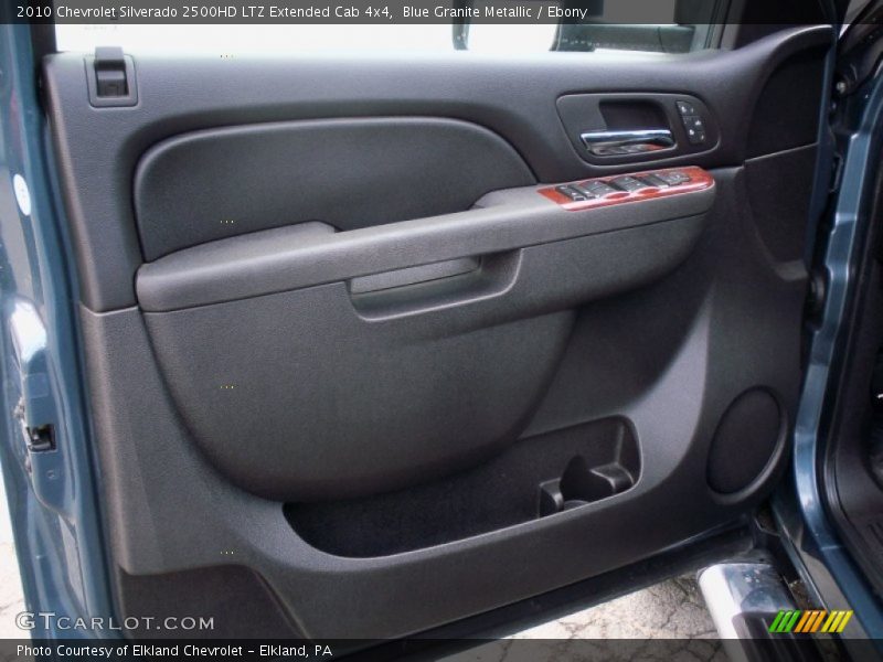 Blue Granite Metallic / Ebony 2010 Chevrolet Silverado 2500HD LTZ Extended Cab 4x4