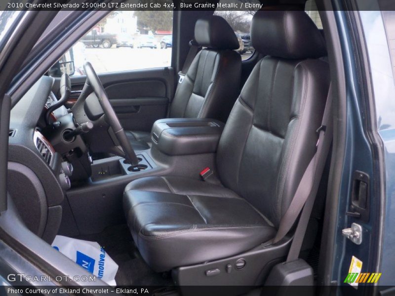 Blue Granite Metallic / Ebony 2010 Chevrolet Silverado 2500HD LTZ Extended Cab 4x4