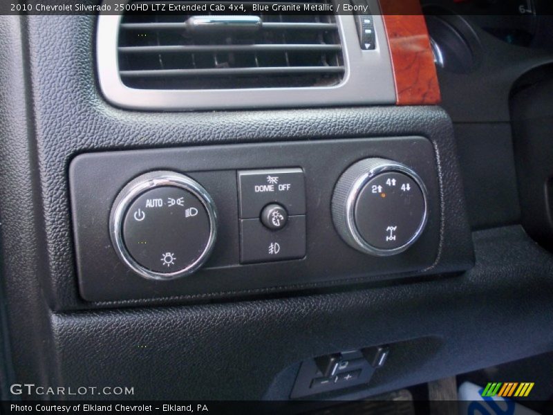 Blue Granite Metallic / Ebony 2010 Chevrolet Silverado 2500HD LTZ Extended Cab 4x4