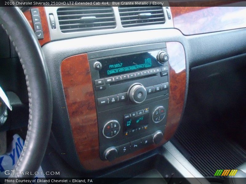 Blue Granite Metallic / Ebony 2010 Chevrolet Silverado 2500HD LTZ Extended Cab 4x4