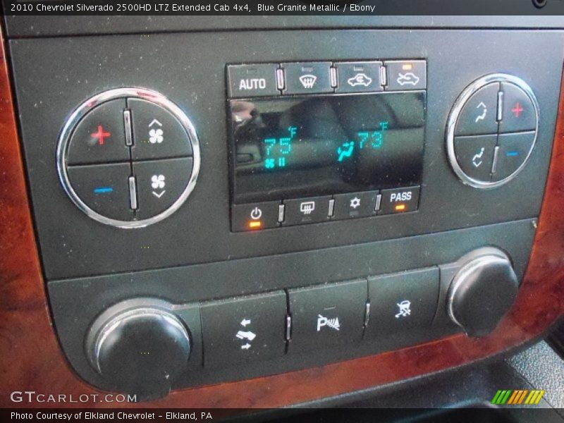 Blue Granite Metallic / Ebony 2010 Chevrolet Silverado 2500HD LTZ Extended Cab 4x4