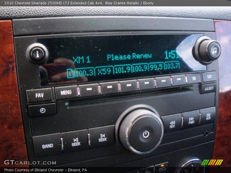 Blue Granite Metallic / Ebony 2010 Chevrolet Silverado 2500HD LTZ Extended Cab 4x4