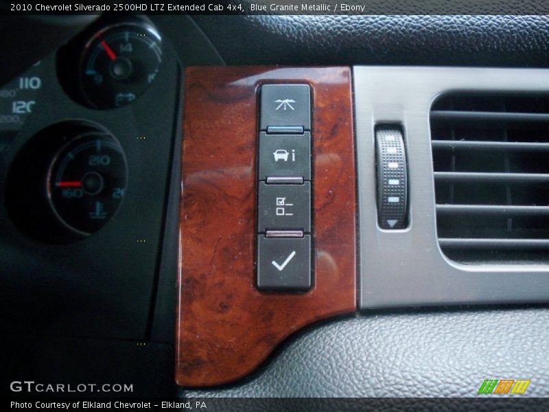 Blue Granite Metallic / Ebony 2010 Chevrolet Silverado 2500HD LTZ Extended Cab 4x4