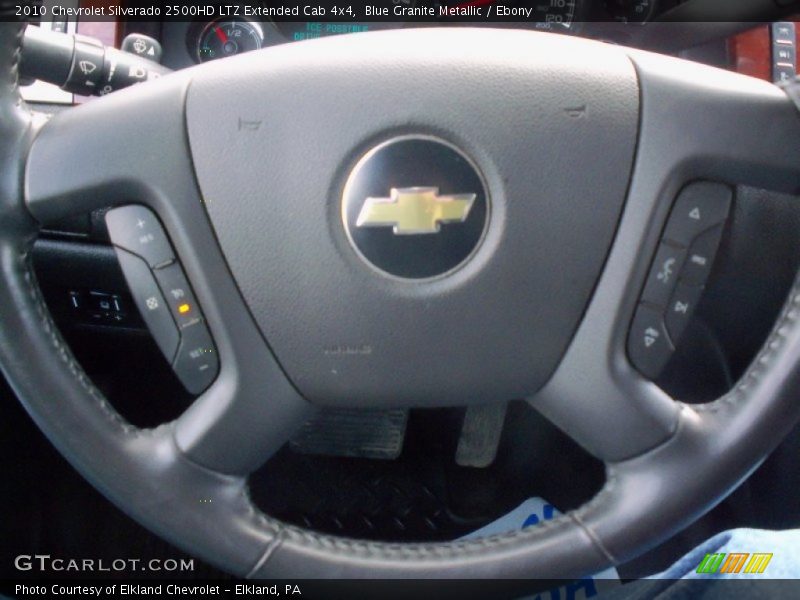 Blue Granite Metallic / Ebony 2010 Chevrolet Silverado 2500HD LTZ Extended Cab 4x4