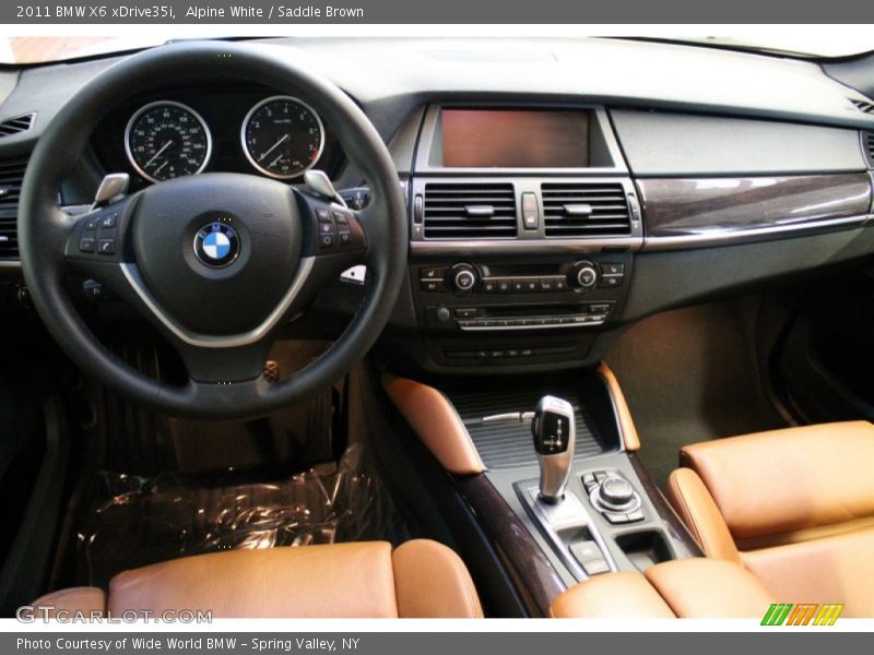 Alpine White / Saddle Brown 2011 BMW X6 xDrive35i