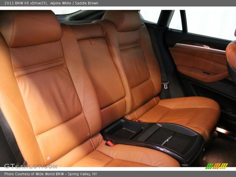 Alpine White / Saddle Brown 2011 BMW X6 xDrive35i