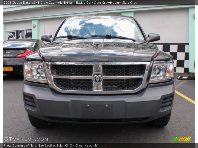 Brilliant Black / Dark Slate Gray/Medium Slate Gray 2008 Dodge Dakota SXT Crew Cab 4x4