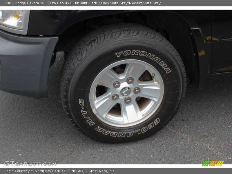 Brilliant Black / Dark Slate Gray/Medium Slate Gray 2008 Dodge Dakota SXT Crew Cab 4x4