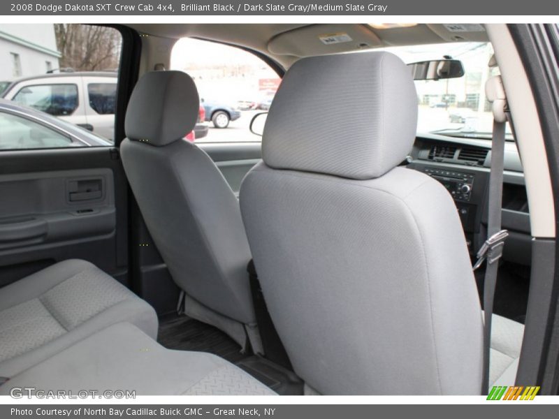 Brilliant Black / Dark Slate Gray/Medium Slate Gray 2008 Dodge Dakota SXT Crew Cab 4x4
