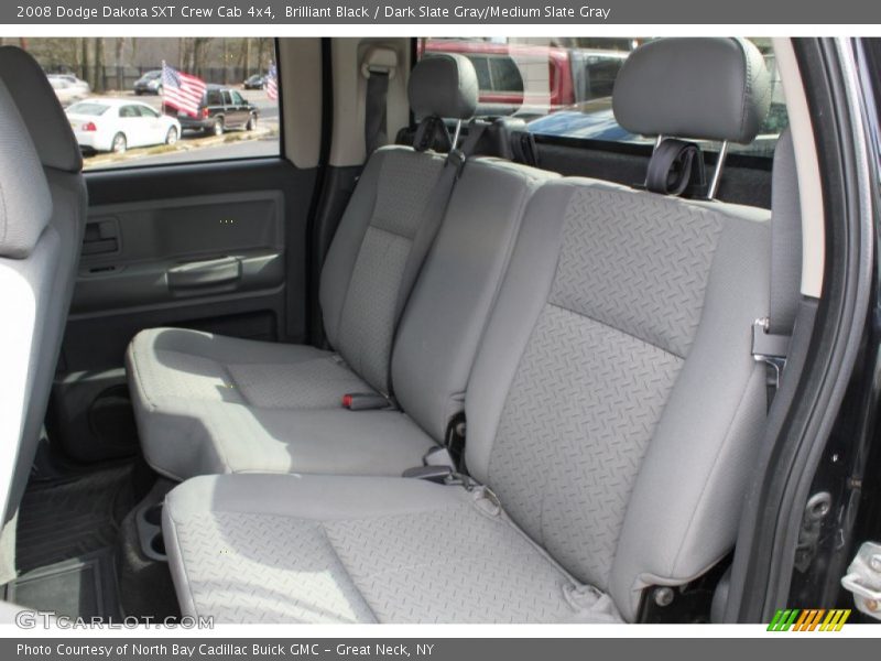Brilliant Black / Dark Slate Gray/Medium Slate Gray 2008 Dodge Dakota SXT Crew Cab 4x4