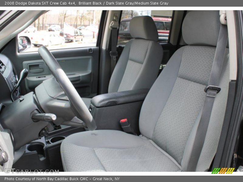 Brilliant Black / Dark Slate Gray/Medium Slate Gray 2008 Dodge Dakota SXT Crew Cab 4x4