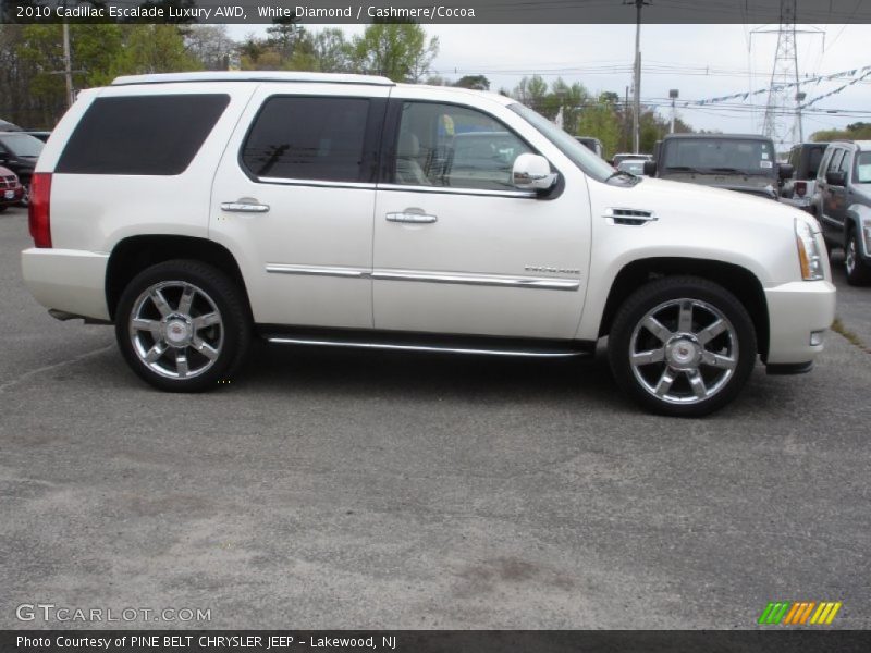 White Diamond / Cashmere/Cocoa 2010 Cadillac Escalade Luxury AWD