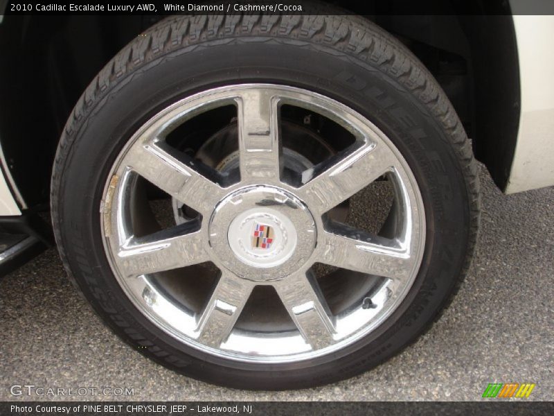 White Diamond / Cashmere/Cocoa 2010 Cadillac Escalade Luxury AWD
