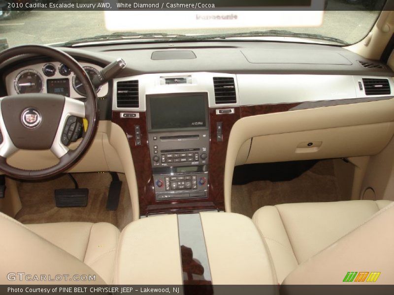 White Diamond / Cashmere/Cocoa 2010 Cadillac Escalade Luxury AWD