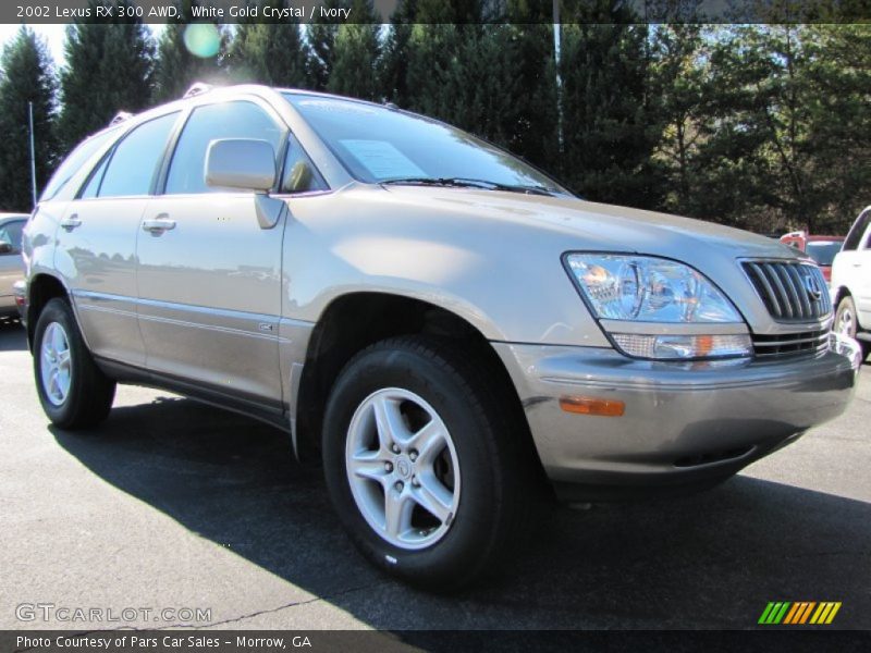 White Gold Crystal / Ivory 2002 Lexus RX 300 AWD