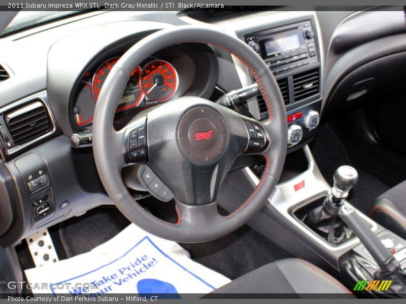 Dashboard of 2011 Impreza WRX STi