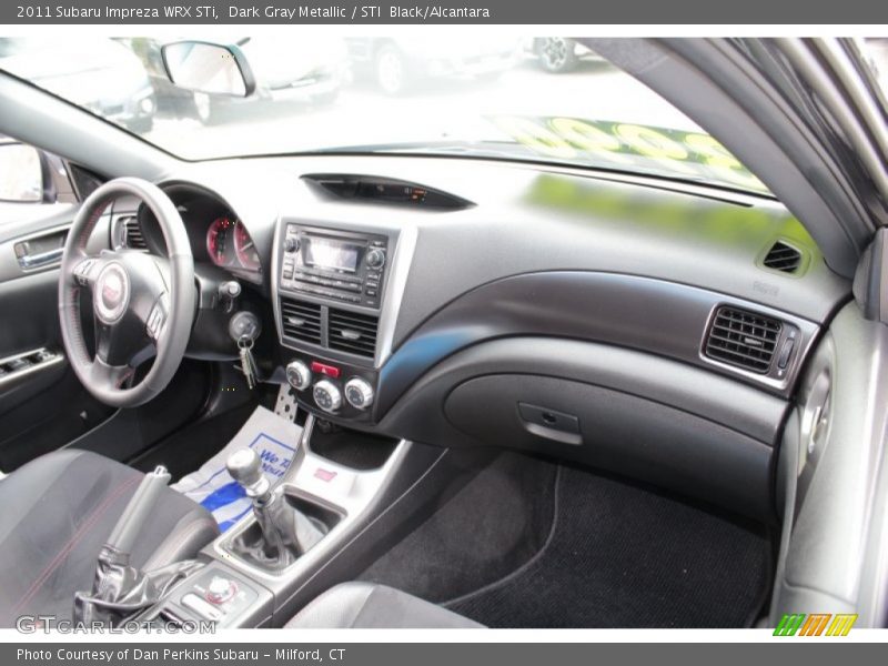 Dark Gray Metallic / STI  Black/Alcantara 2011 Subaru Impreza WRX STi