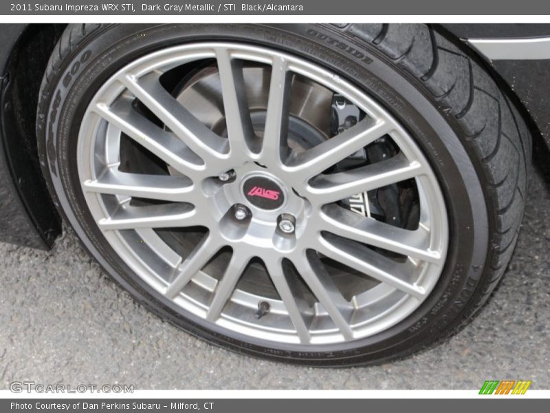 Dark Gray Metallic / STI  Black/Alcantara 2011 Subaru Impreza WRX STi