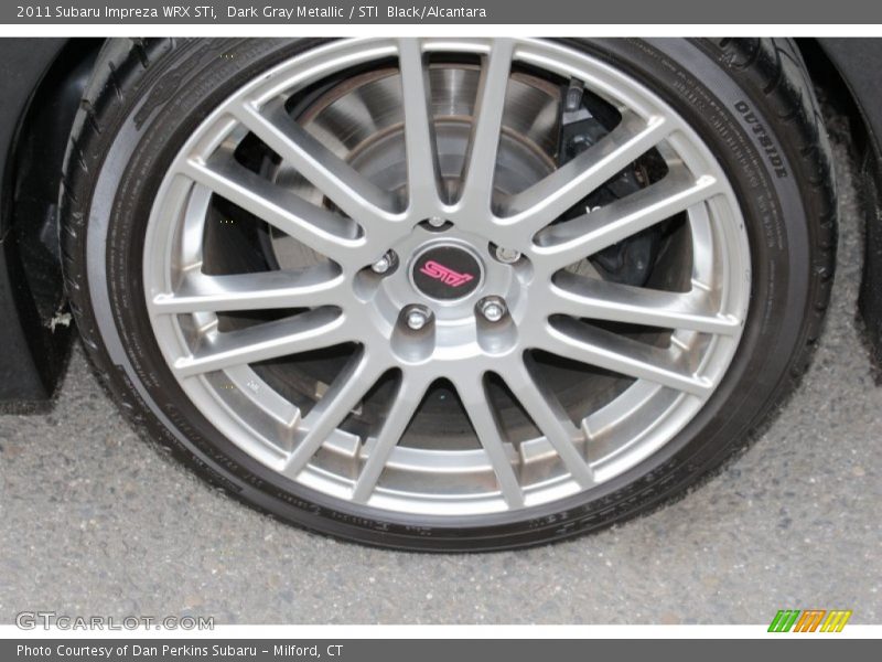 Dark Gray Metallic / STI  Black/Alcantara 2011 Subaru Impreza WRX STi