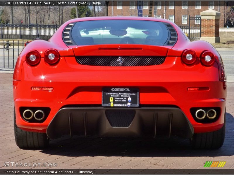 Rosso Corsa (Red) / Beige 2008 Ferrari F430 Coupe F1