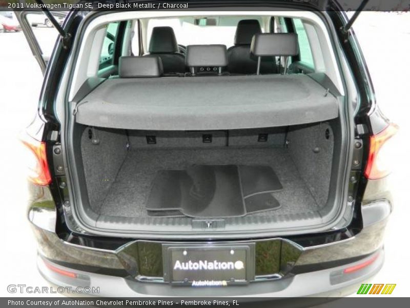 Deep Black Metallic / Charcoal 2011 Volkswagen Tiguan SE