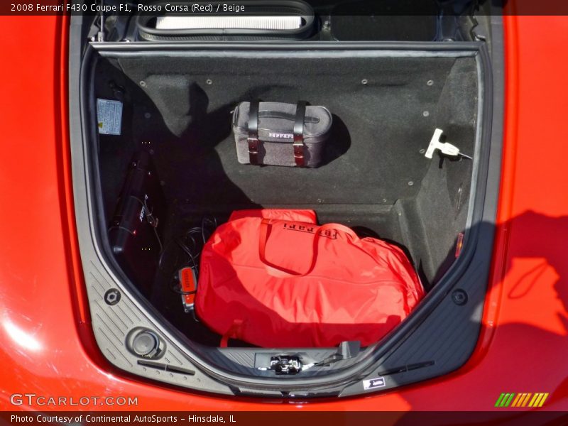  2008 F430 Coupe F1 Trunk