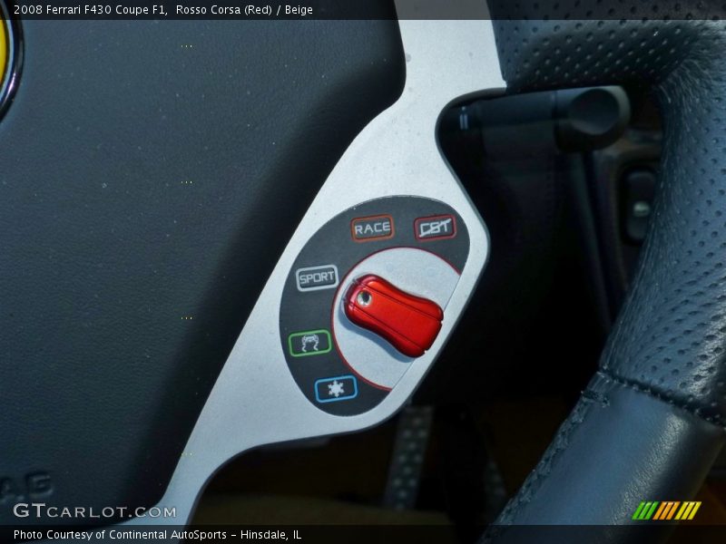 Controls of 2008 F430 Coupe F1