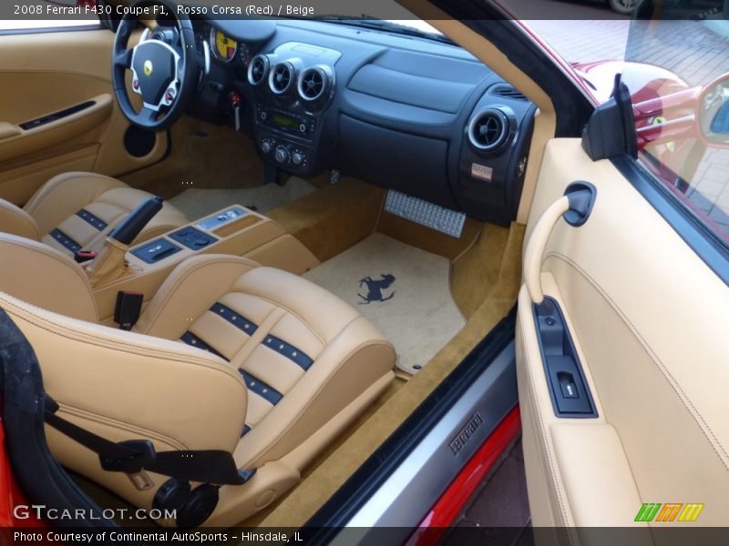  2008 F430 Coupe F1 Beige Interior