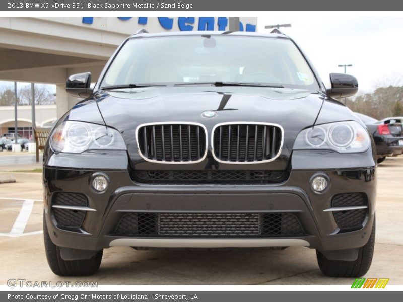Black Sapphire Metallic / Sand Beige 2013 BMW X5 xDrive 35i