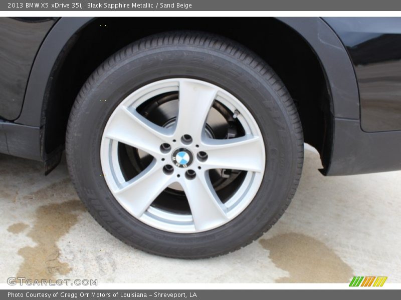 Black Sapphire Metallic / Sand Beige 2013 BMW X5 xDrive 35i