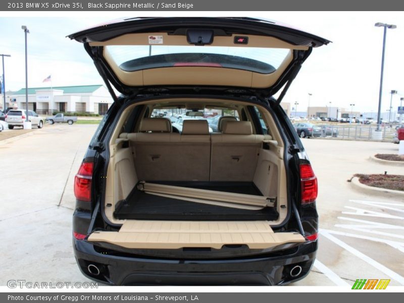 Black Sapphire Metallic / Sand Beige 2013 BMW X5 xDrive 35i