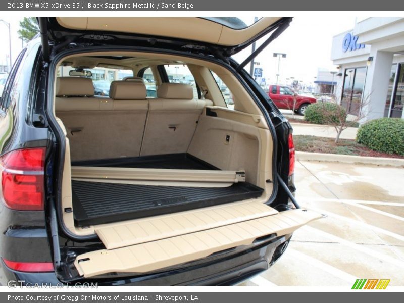 Black Sapphire Metallic / Sand Beige 2013 BMW X5 xDrive 35i