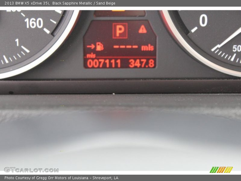 Black Sapphire Metallic / Sand Beige 2013 BMW X5 xDrive 35i