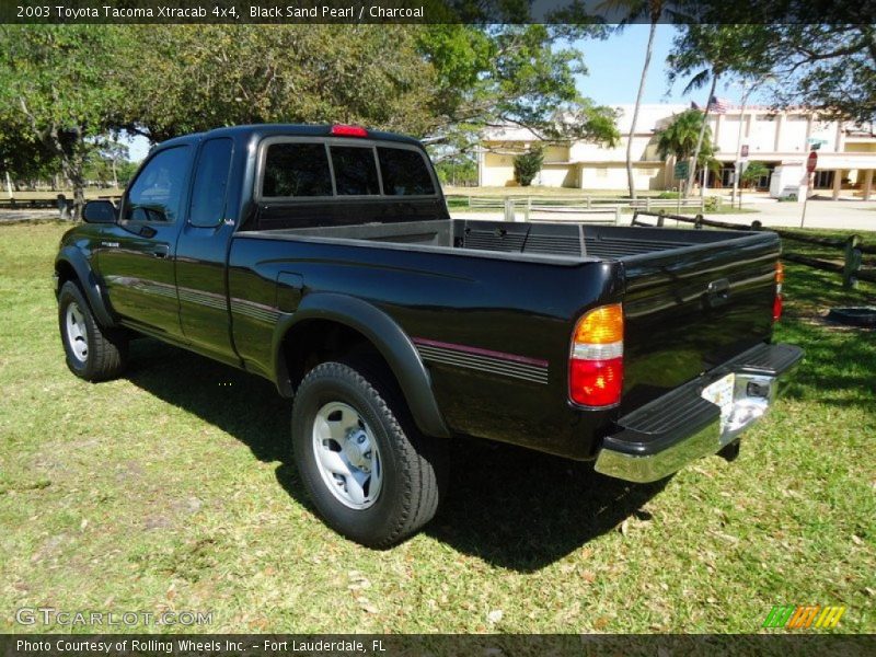 Black Sand Pearl / Charcoal 2003 Toyota Tacoma Xtracab 4x4