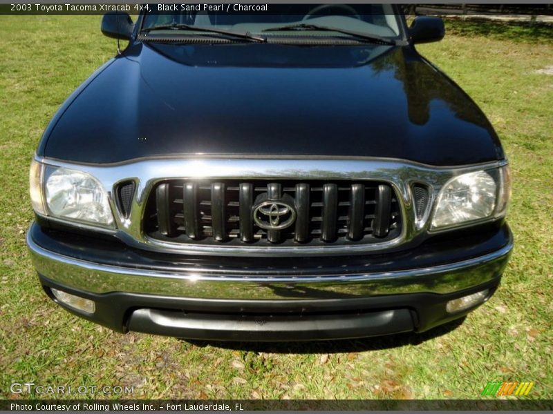 Black Sand Pearl / Charcoal 2003 Toyota Tacoma Xtracab 4x4