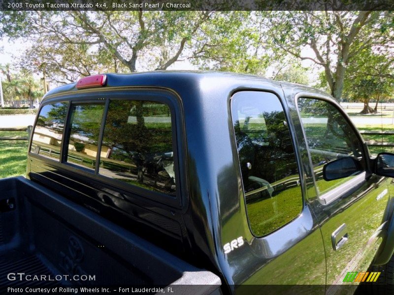Black Sand Pearl / Charcoal 2003 Toyota Tacoma Xtracab 4x4