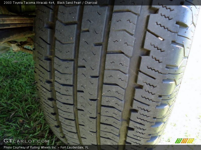 Black Sand Pearl / Charcoal 2003 Toyota Tacoma Xtracab 4x4