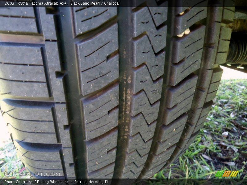 Black Sand Pearl / Charcoal 2003 Toyota Tacoma Xtracab 4x4